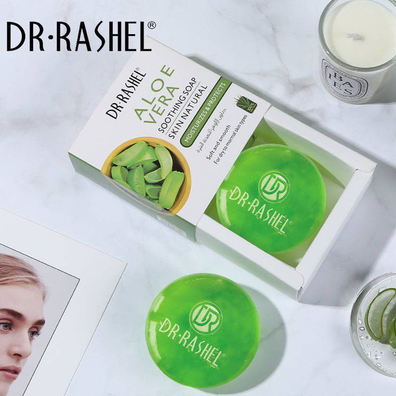 Dr. Rashel Aloe Vera Soothing Skin Natural Soap - 100gms