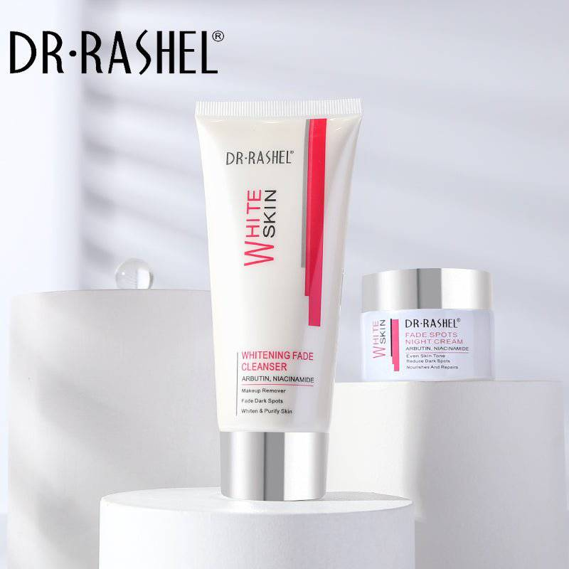 Dr. Rashel Whitening Night Cream and Whitening Face Cleanser - Pack of 2.