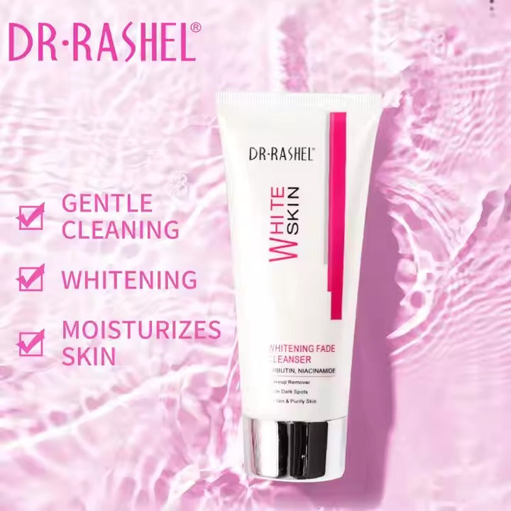 A tube of Dr. Rashel White Skin Whitening Fade Cleanser.