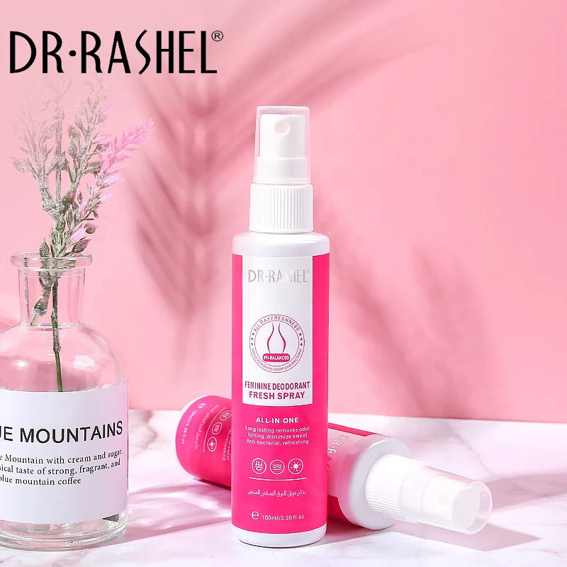 Dr. Rashel PH-Balanced Feminine Deodorant Fresh Spray All-In-One - 100ml
