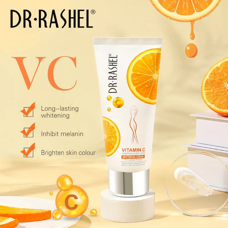 Dr. Rashel Vitamin C Brightening & Anti Aging Whitening Cream for Private Body Parts - 80ml
