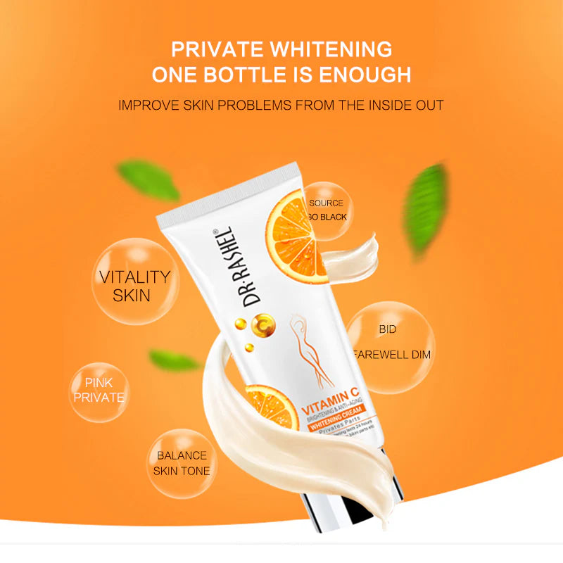 Dr. Rashel Vitamin C Brightening & Anti Aging Whitening Cream for Private Body Parts - 80ml