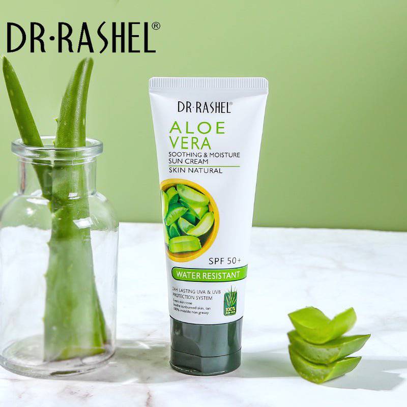 Dr. Rashel Aloe Vera Soothing & Moisture Sun Cream SPF 50+ Water Resistant - 60g