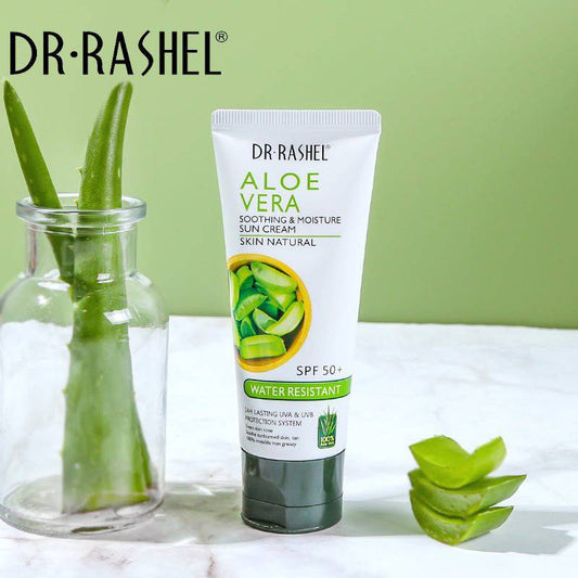 Dr. Rashel Aloe Vera Soothing & Moisture Sun Cream SPF 50+ Water Resistant - 60g
