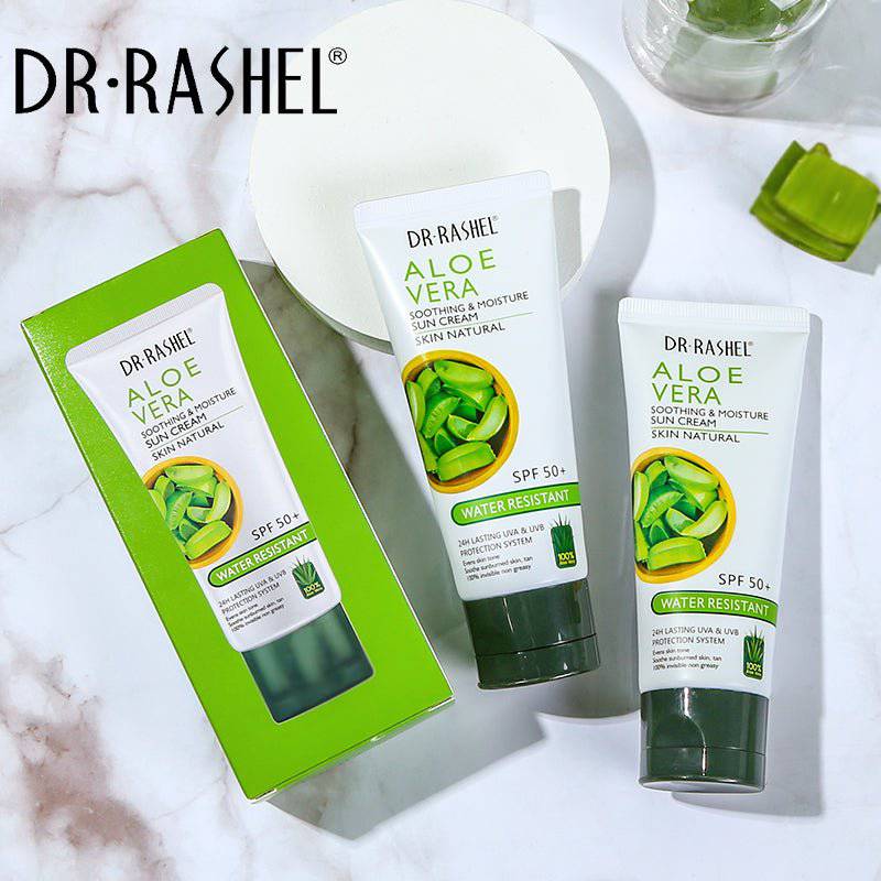 Dr. Rashel Aloe Vera Soothing & Moisture Sun Cream SPF 50+ Water Resistant - 60g
