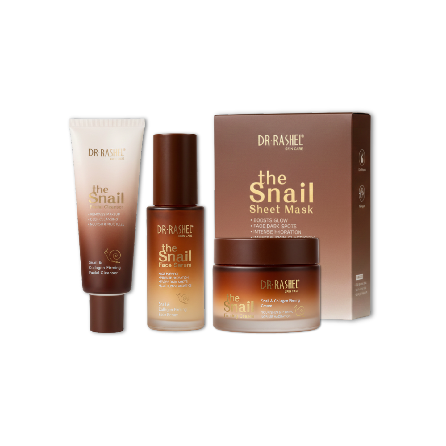 Dr. Rashel The Snail & Collagen Series Pack of 4