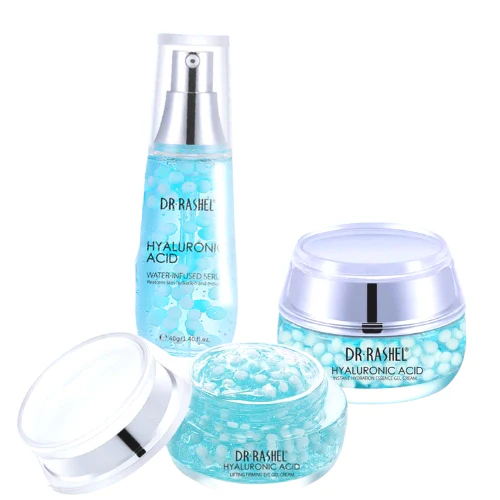 Dr. Rashel Youth Revitalizing Hyaluronic Acid Eye Gel Cream, Essence Gel Cream & Serum