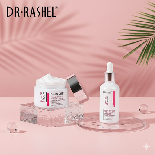 Dr.Rashel White Fade Spot Night Cream + Whitening Serum - Pack of 2