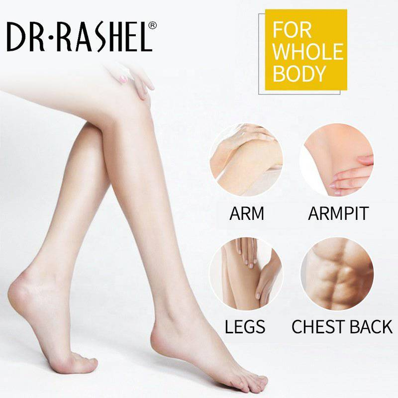 Dr.Rashel Aloe Vera & Vitamin E Silky Legs Underarm Bikini Line Body Depilatory Cream Hair Removal Cream - 100g