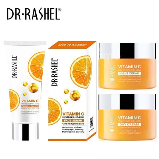Dr.Rashel 4-Pieces Brightening & Anti Aging Vitamin C Series