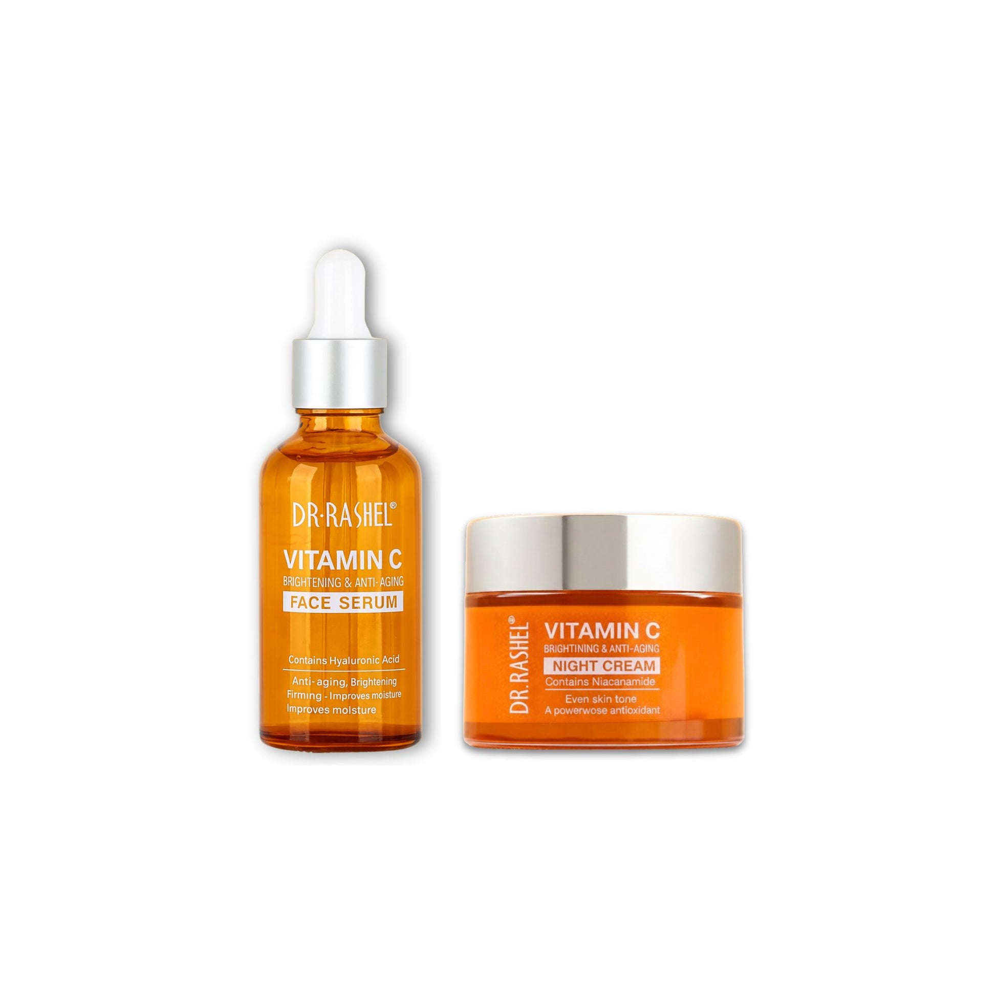 Dr. Rashel Vitamin C Face Serum & Night Cream - Pack of 2